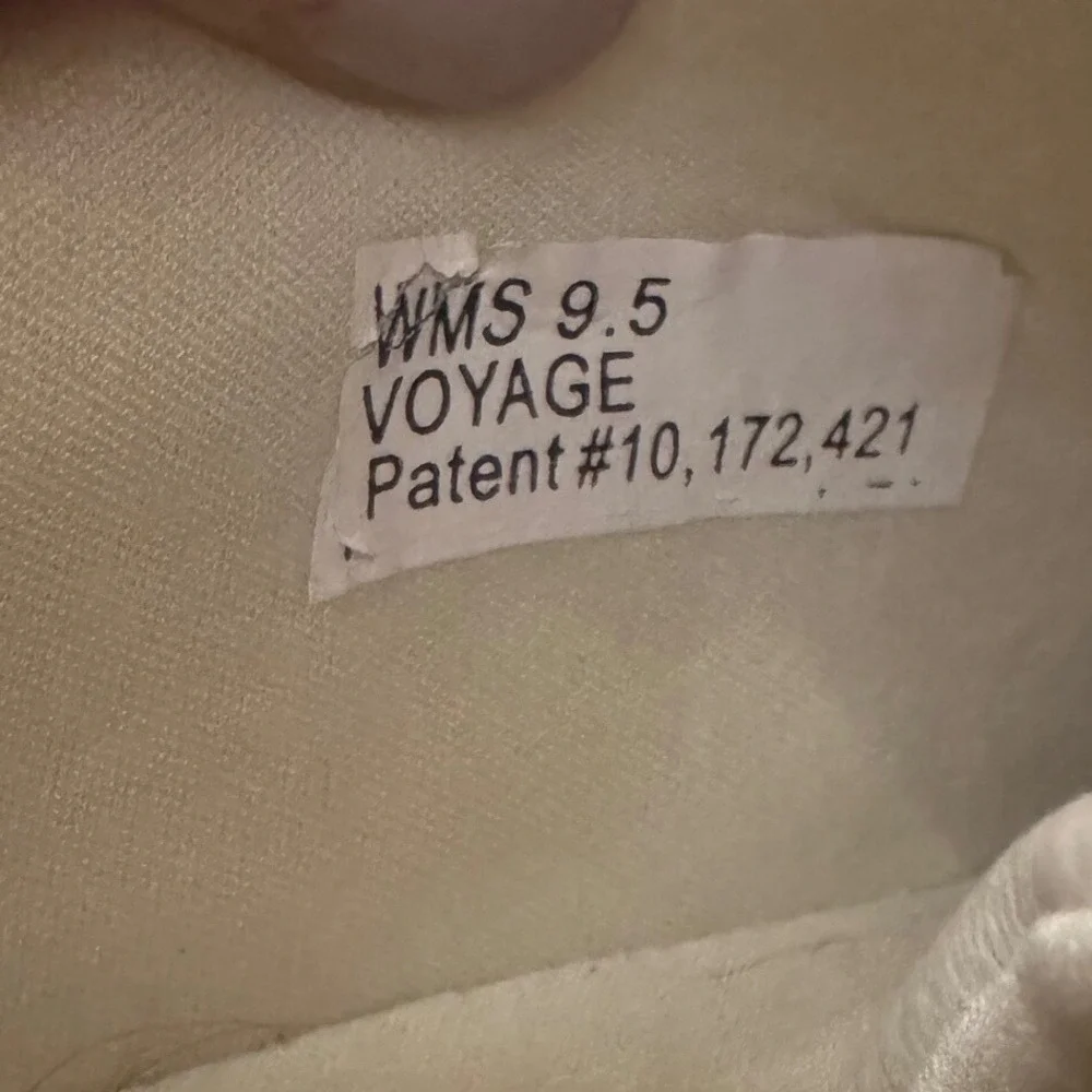 DV Dolce Vita‎ Voyage White Leather Suede Lace Up Sneakers Women's Size 9.5